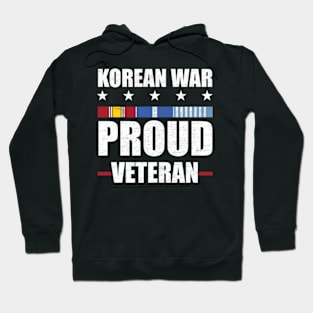 Korean War Veteran Pride Korea Service Ribbon Proud Veteran Hoodie